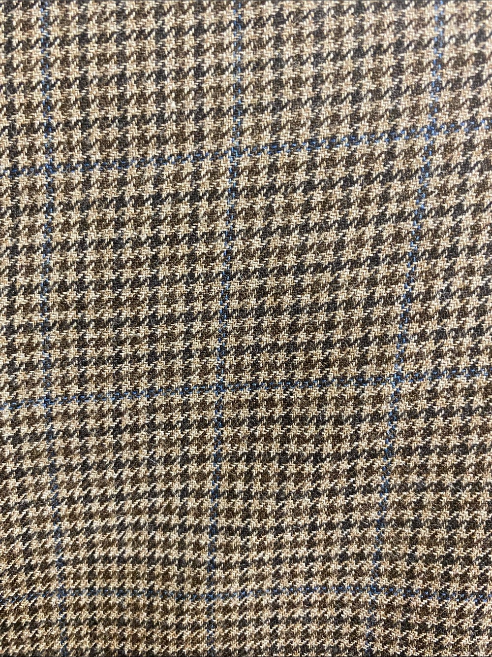 Lauren Ralph Lauren Brown Houndstooth Wool Silk Blazer Men Size 42L Luxury Bloke - Picture 8 of 9